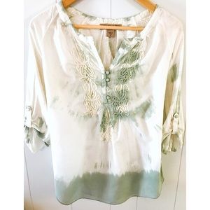 Boho Vintage America Flowy Blouse